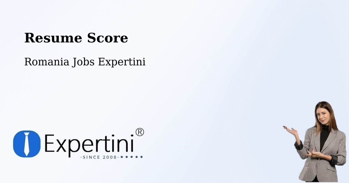 Resume Score & Job Description Match Tool – Abrămuţ - Romania Jobs Expertini